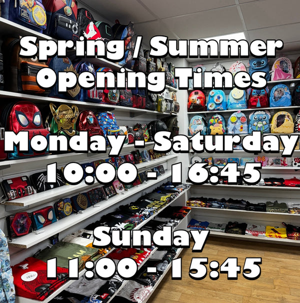 Spring and Summer Opening Hours