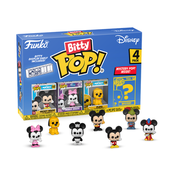 Disney - Funko Bitty Pop! Series 1 Mickey 4 Pack