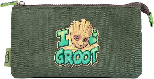 Marvel - Groot Triple Pocket Pencil Case