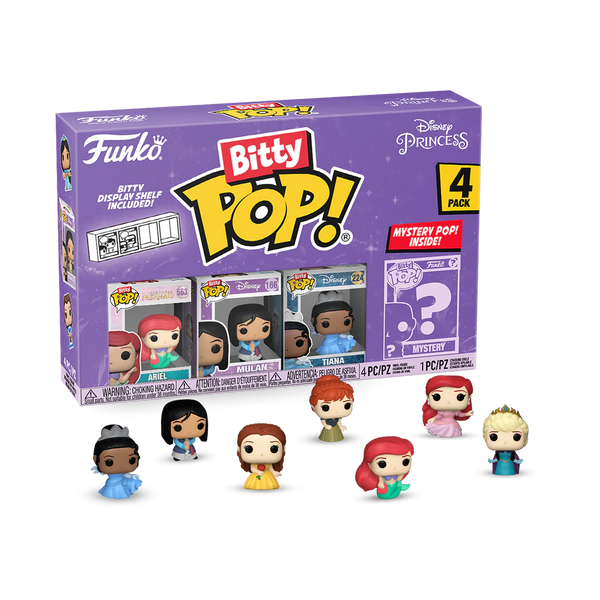 Disney - Funko Bitty Pop! Princess Series 1 Ariel 4 Pack