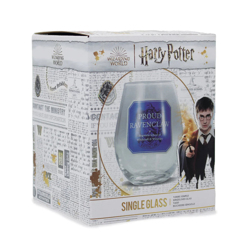 Harry Potter - Glass Tumbler Proud Ravenclaw
