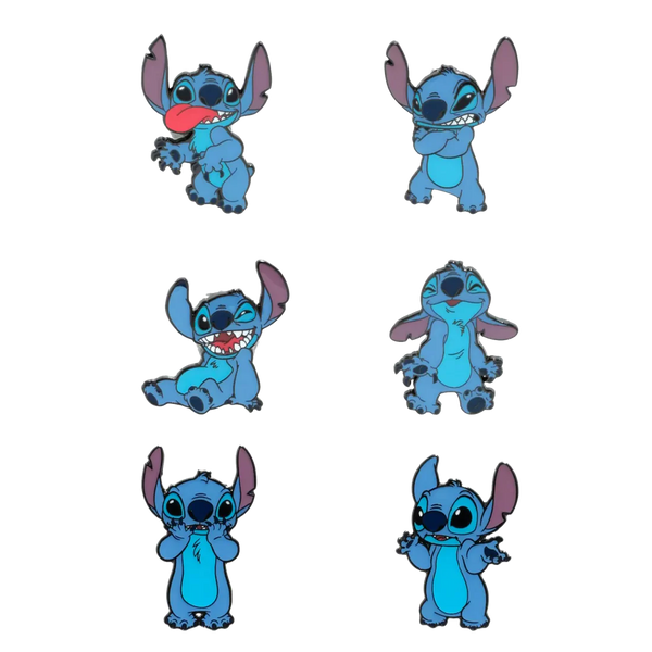 Disney - Loungefly Disney Stitch Funny Faces Blind Box Pins