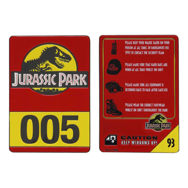 Jurassic Park - Limited Edition 30th Anniversary Vehicle I.D Ingot