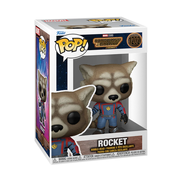 Pop! Marvel: Guardians of the Galaxy: Volume 3 Pop! Vinyl Figure - Rocket
