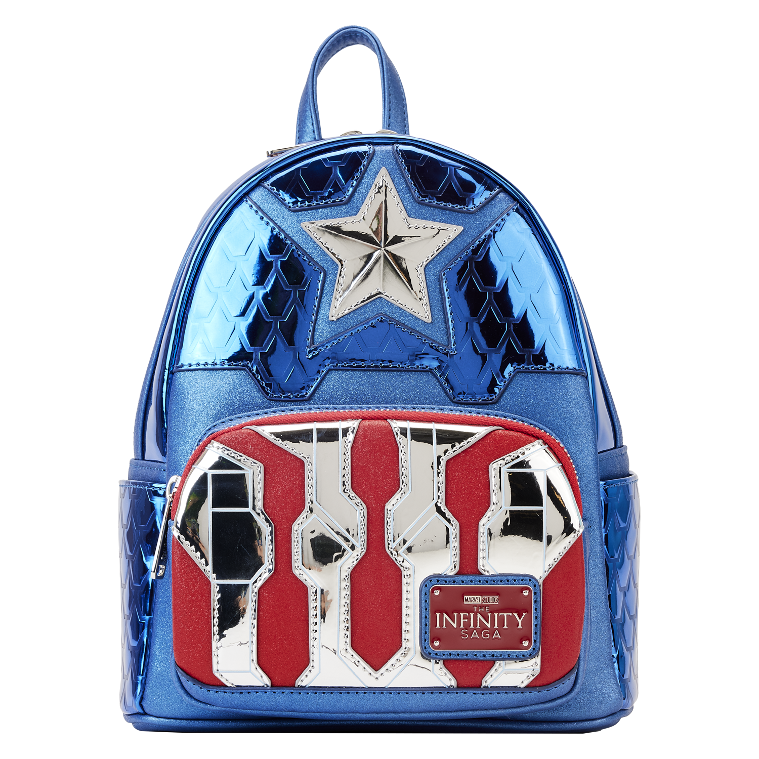 Marvel - Loungefly Shine Captain America Cosplay Mini Backpack