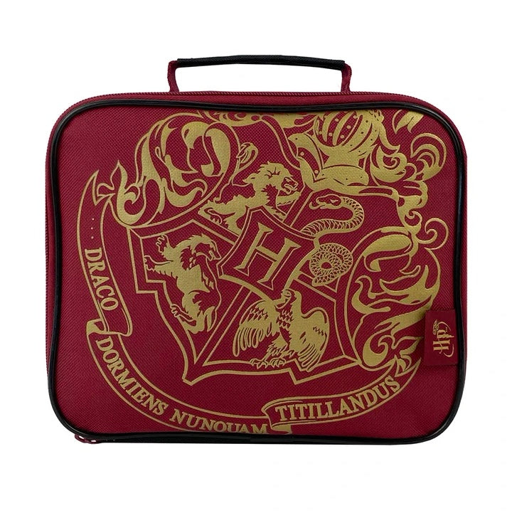 Harry Potter - Crest & Customise Lunch Bag (Burgundy)