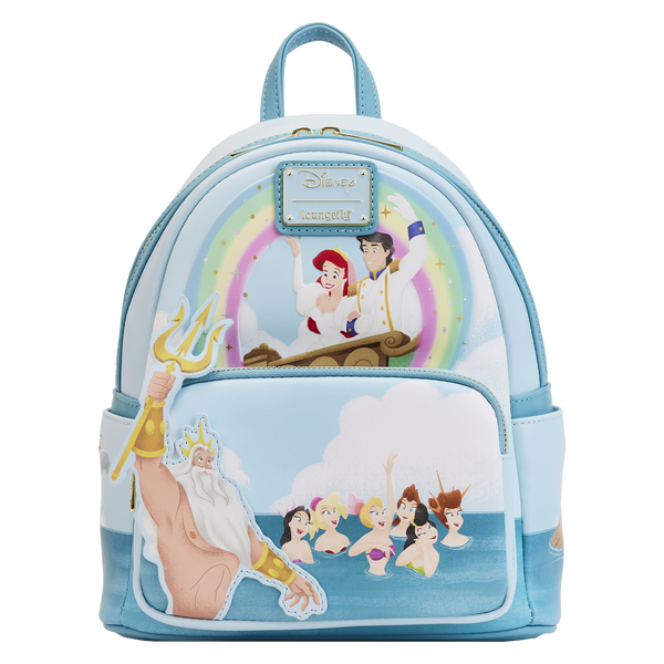 Disney - Loungefly Little Mermaid Tritons Gift Mini Backpack