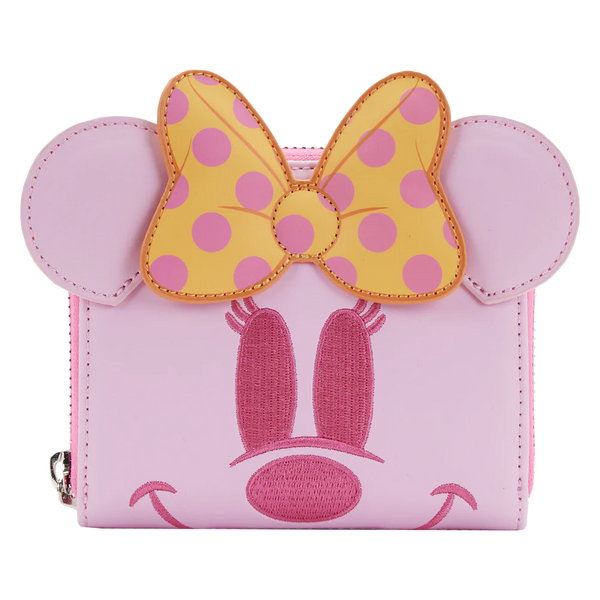 Disney - Loungefly Minnie Mouse Pastel Ghost Zip-Around Purse