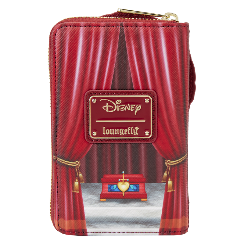 Disney - Loungefly Snow White Evil Queen Throne Zip Around Purse