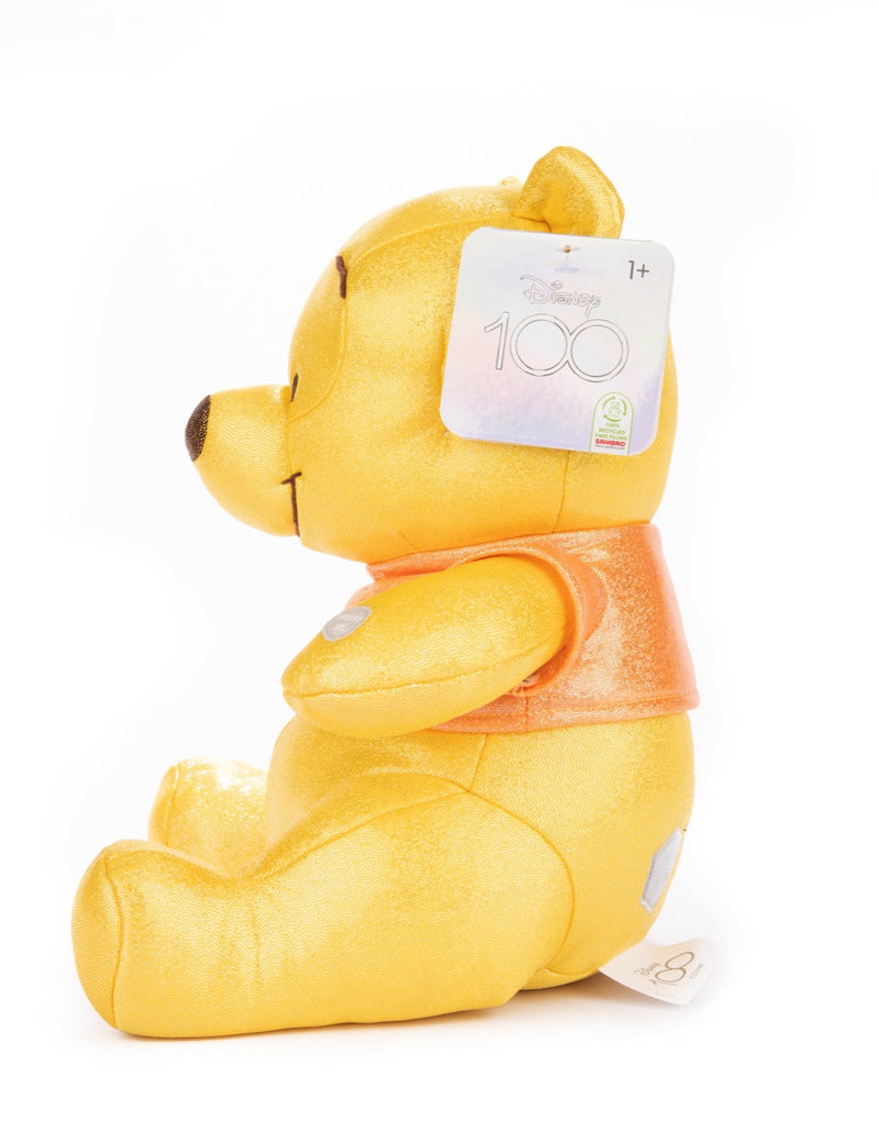 Disney - D100 Glitter Ball Plush Pooh