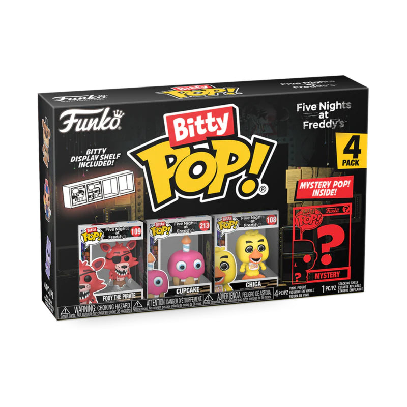Five Nights At Freddy’s - Funko Bitty Pop! Five Nights At Freddy’s Series 2 Foxy 4 Pack