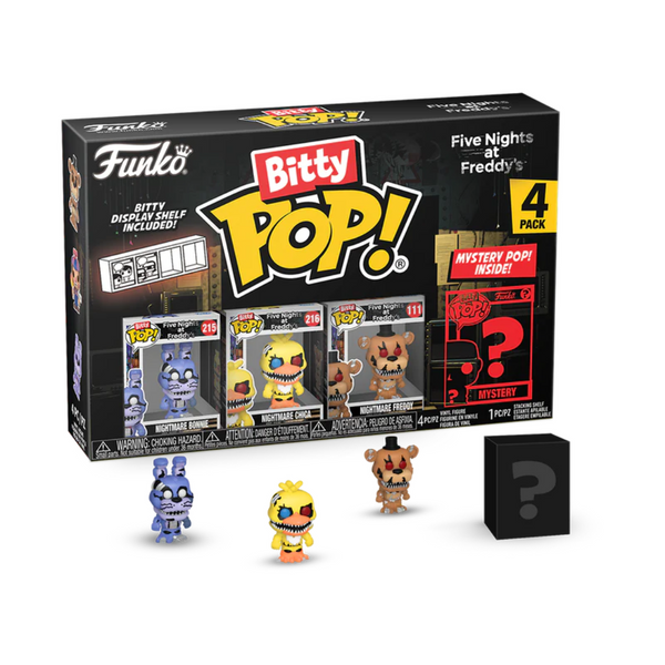 Five Nights At Freddy’s - Funko Bitty Pop! Five Nights At Freddy’s Series 3 Nightmare Bonnie 4 Pack