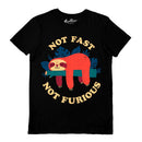 Dinomike - Not Fast Not Furious Black Unisex T-Shirt