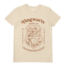 Harry Potter- (Hogwarts School Crest) Natural Unisex T-Shirt