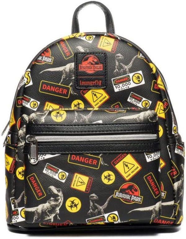 Jurassic Park - Loungefly Warning Signs Mini-Backpack