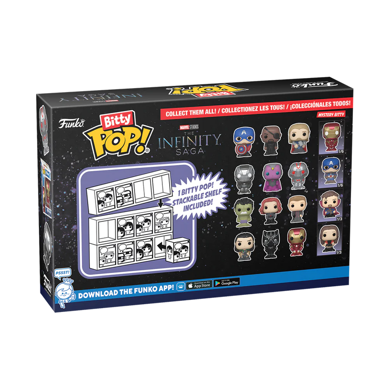 Marvel - Funko Bitty Pop! Series 3 War Machine 4 Pack