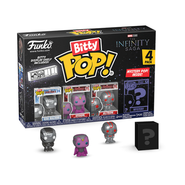 Marvel - Funko Bitty Pop! Series 3 War Machine 4 Pack