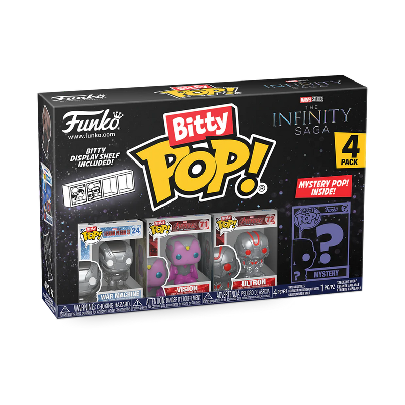 Marvel - Funko Bitty Pop! Series 3 War Machine 4 Pack