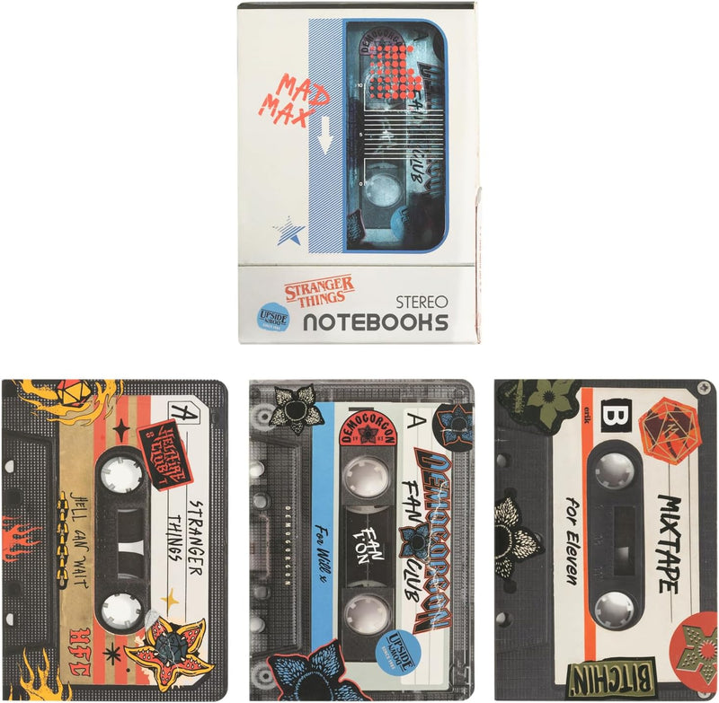 Stranger Things - Walkman Pack Of 3 A6 Notebooks