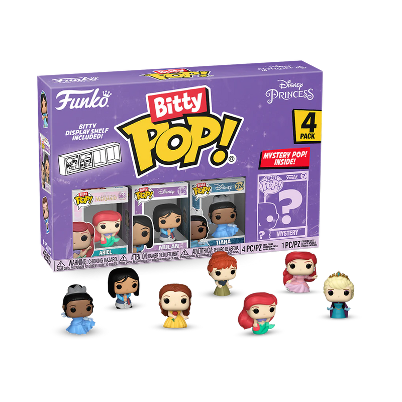 Disney - Funko Bitty Pop! Princess Series 1 Ariel 4 Pack