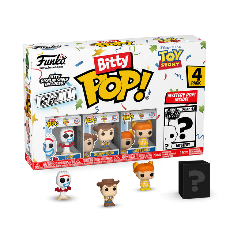 Disney - Funko Bitty Pop! Toy Story Series 1 Fork 4 Pack