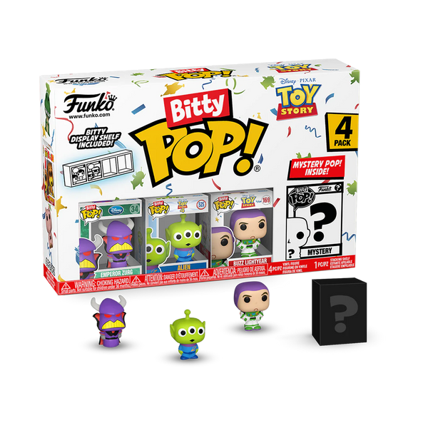 Disney - Funko Bitty Pop! Toy Story Series 4 Zurg 4 Pack