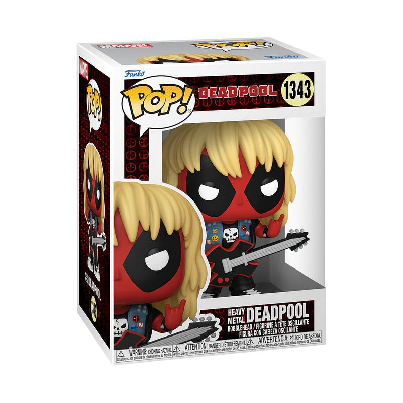 Pop! Marvel: Deadpool Pop! Vinyl Figure - Heavy Metal Deadpool