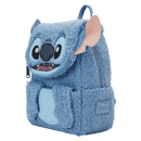 Disney - Loungefly Lilo and Stitch Plush Pocket Mini Backpack