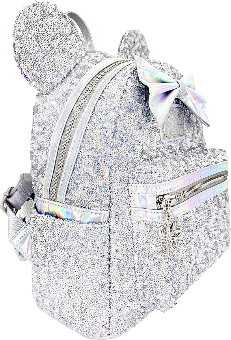 Disney - Loungefly Holographic Sequin Minnie Mini Backpack