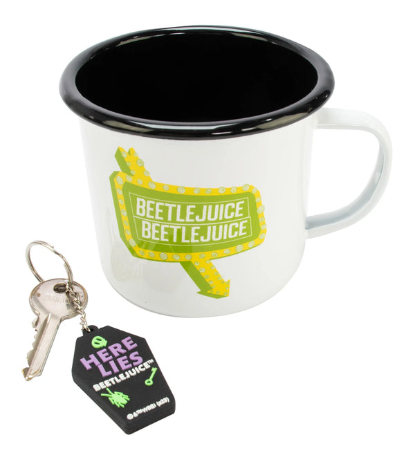 Beetlejuice - Enamel Mug & Keyring