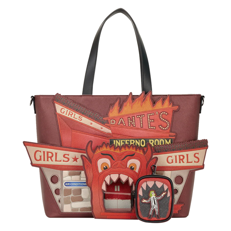 Beetlejuice - Loungefly Beetlejuice Dante’s Inferno Room Tote Bag