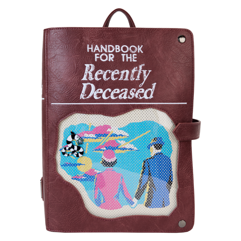 Beetlejuice - Loungefly Handbook For The Recently Deceased Pin Trader Backpack
