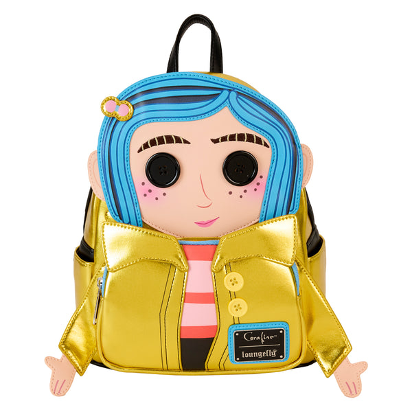 Coraline - Loungefly Coraline Doll Cosplay Mini Backpack