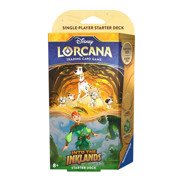 Disney - Disney Lorcana Into the Inklands Starter Deck - Pongo and Peter Pan