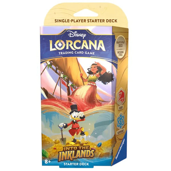Disney - Disney Lorcana Into the Inklands Starter Deck Moana and Scrooge McDuck