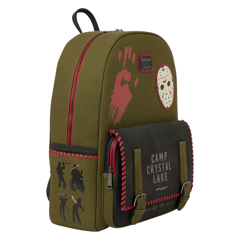 Friday the 13th - Loungefly Camp Crystal Lake Full Size Backpack