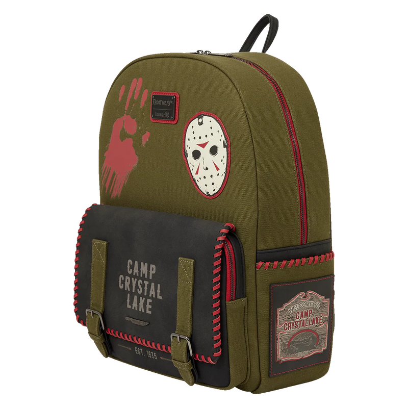 Friday the 13th - Loungefly Camp Crystal Lake Full Size Backpack