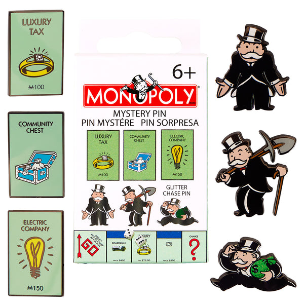 Hasbro - Loungefly Monopoly Blind Box Enamel Pin