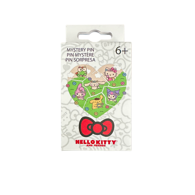 Sanrio - Loungefly Hello Kittyand Friends Flower Crown Heart Puzzle Blind Box Enamel Pin