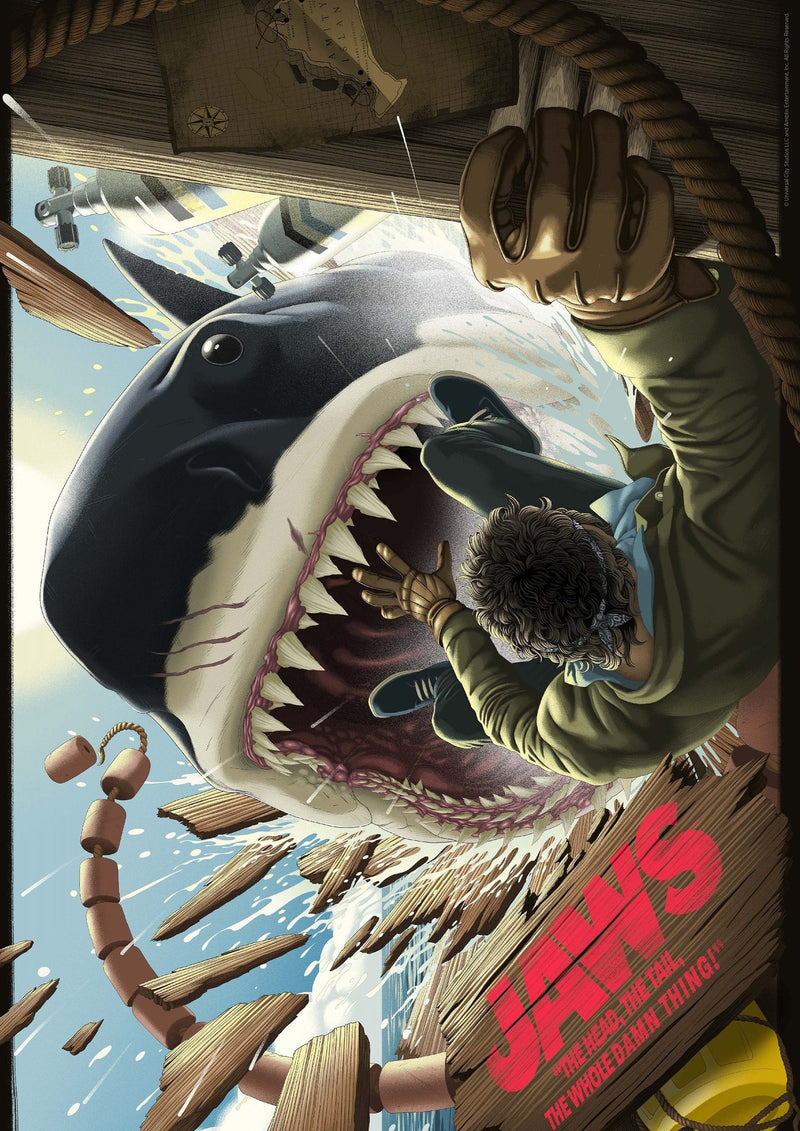 Jaws - Jaws Attack Art Print