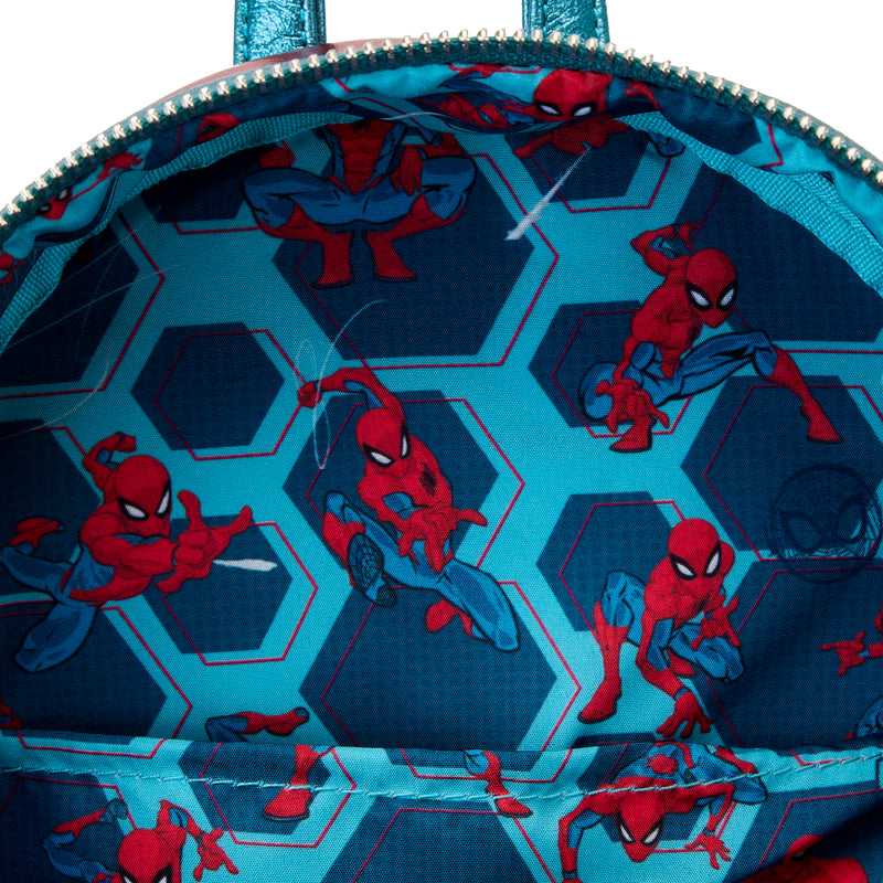 Marvel - Loungefly Shine SpiderMan Cosplay Mini Backpack