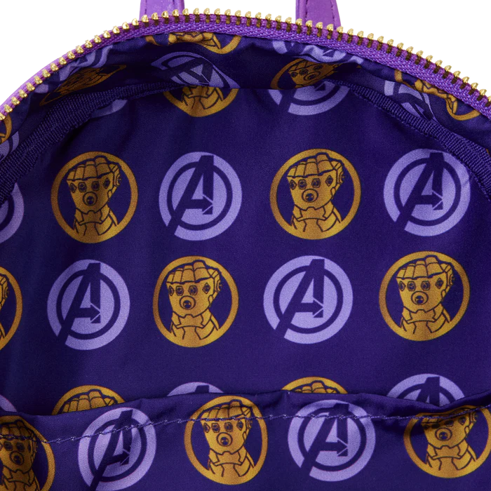 Marvel - Loungefly Thanos Gauntlet Metallic Mini Backpack