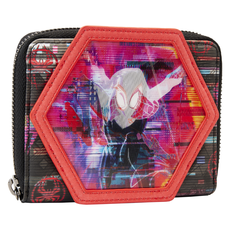 Marvel - Loungefly Across The Spiderverse Lenticular Zip Around Purse
