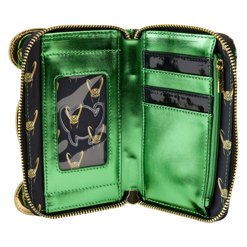 Marvel - Loungefly Shine Loki Zip Around Purse