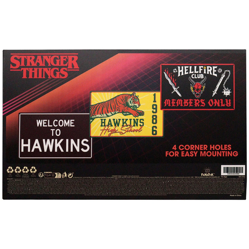 Stranger Things - Set of 3 Tin Signs