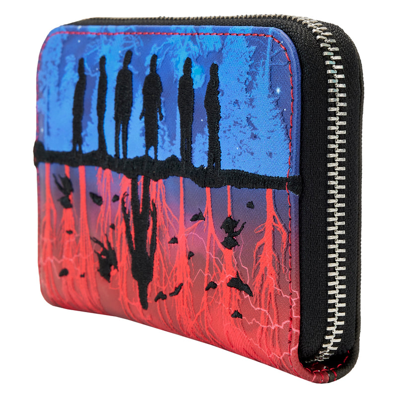 Stranger Things - Loungefly Upside Down Shadows Zip Around Purse