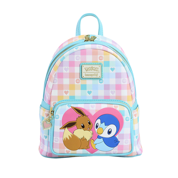 Pokemon - Loungefly Eevee and Piplup Besties Mini Backpack