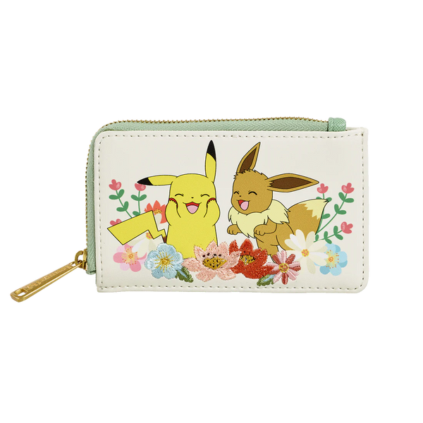 Pokemon - Loungefly Pikachu and Eevee Floral Purse