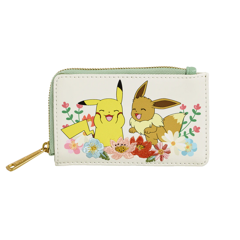 Pokemon - Loungefly Pikachu and Eevee Floral Purse