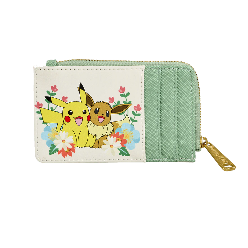Pokemon - Loungefly Pikachu and Eevee Floral Purse